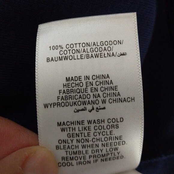 Jones NY | Blue Cotton Knit V-Neck Stretchy Pullover Top | Size 2X - Picture 5 of 7